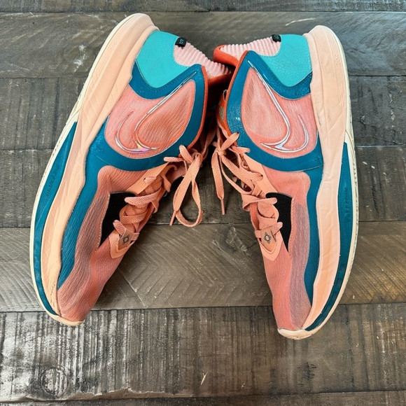 Nike Kyrie Low 5 Light Madder Root Pink Teal Men's Basketball Shoe Size 12 - Picture 6 of 9